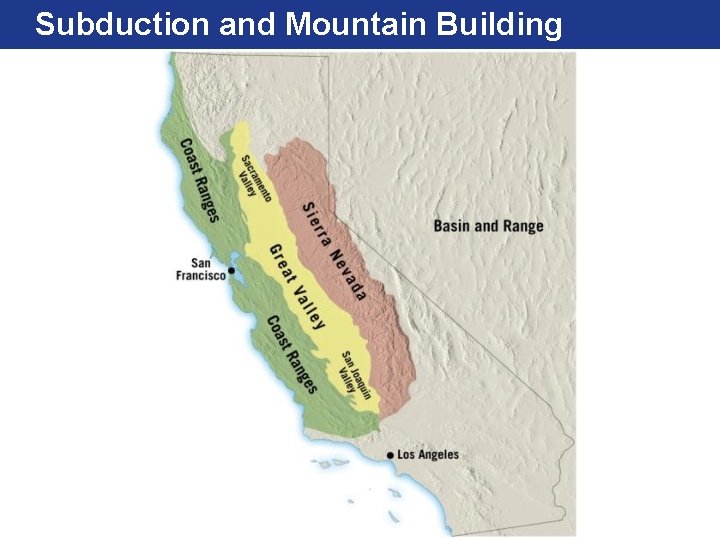Subduction and Mountain Building 