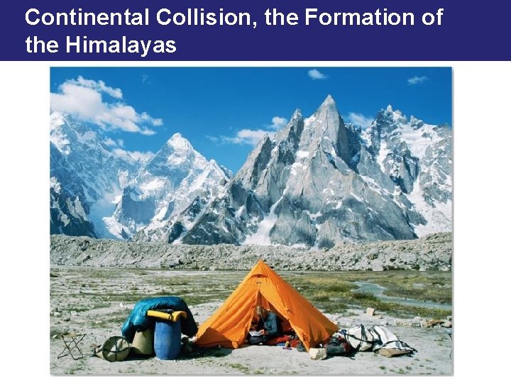 Continental Collision, the Formation of the Himalayas 