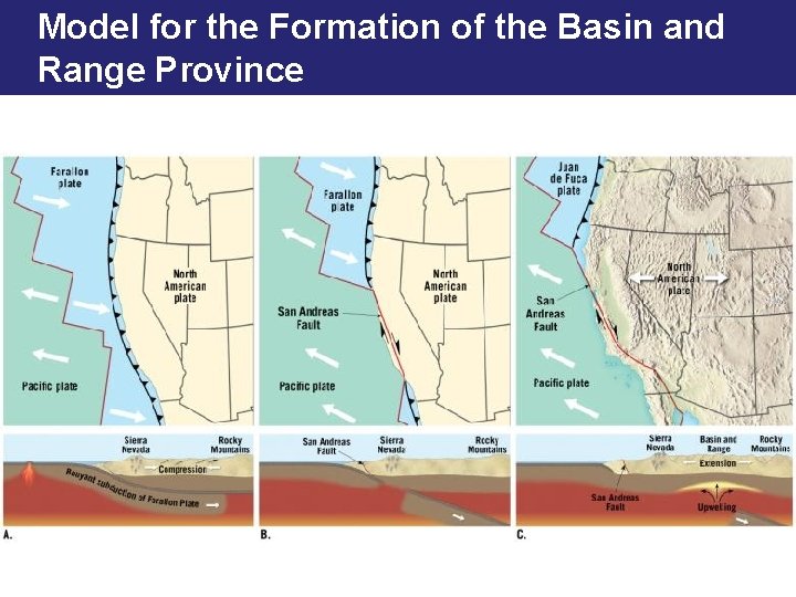 Model for the Formation of the Basin and Range Province 
