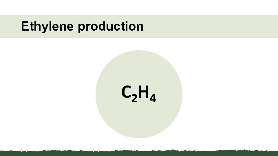 Ethylene production C 2 H 4 