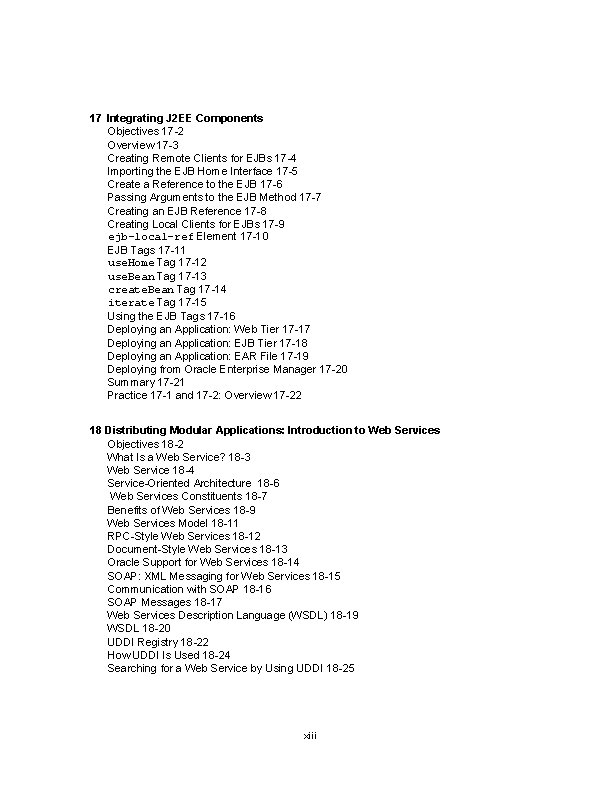 17 Integrating J 2 EE Components Objectives 17 -2 Overview 17 -3 Creating Remote