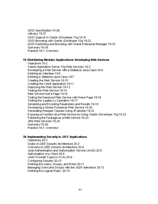 UDDI Specification 18 -26 t. Model 18 -27 UDDI Support in Oracle JDeveloper 10