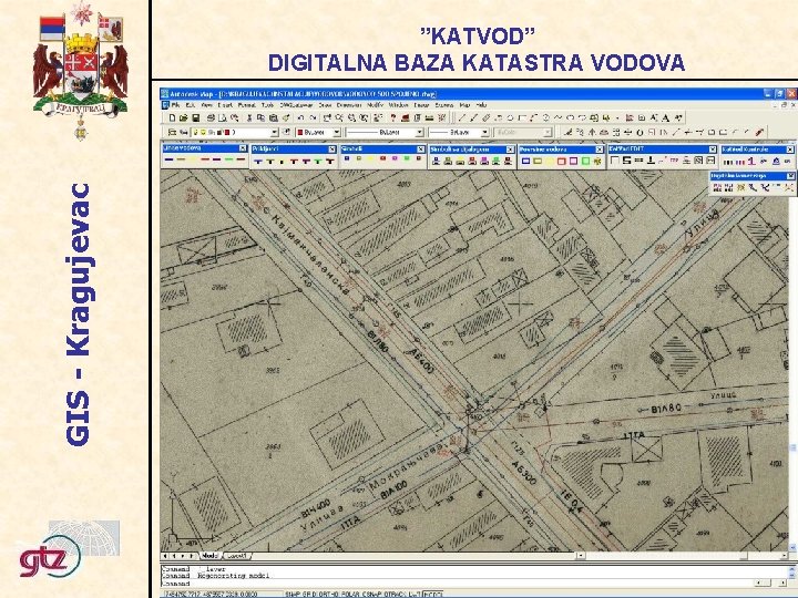 GIS - Kragujevac ”KATVOD” DIGITALNA BAZA KATASTRA VODOVA 