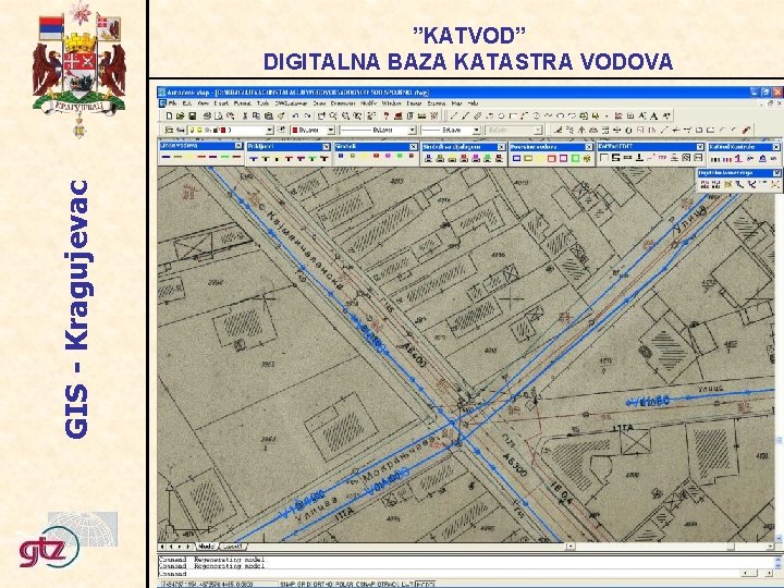 GIS - Kragujevac ”KATVOD” DIGITALNA BAZA KATASTRA VODOVA 