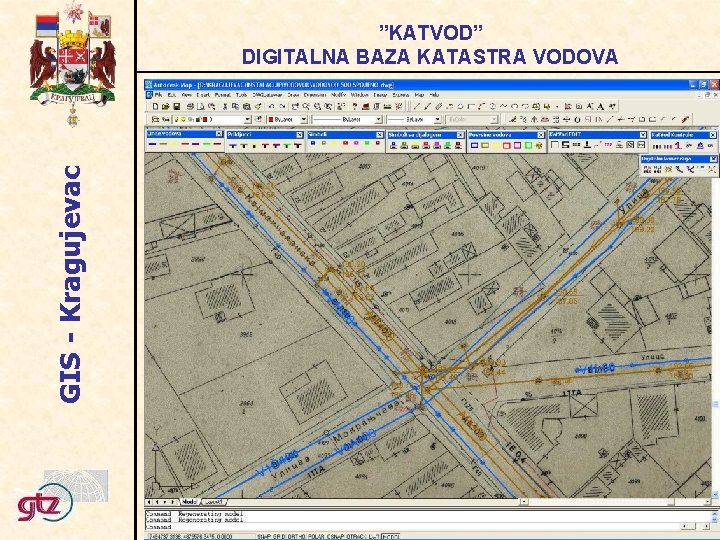 GIS - Kragujevac ”KATVOD” DIGITALNA BAZA KATASTRA VODOVA 