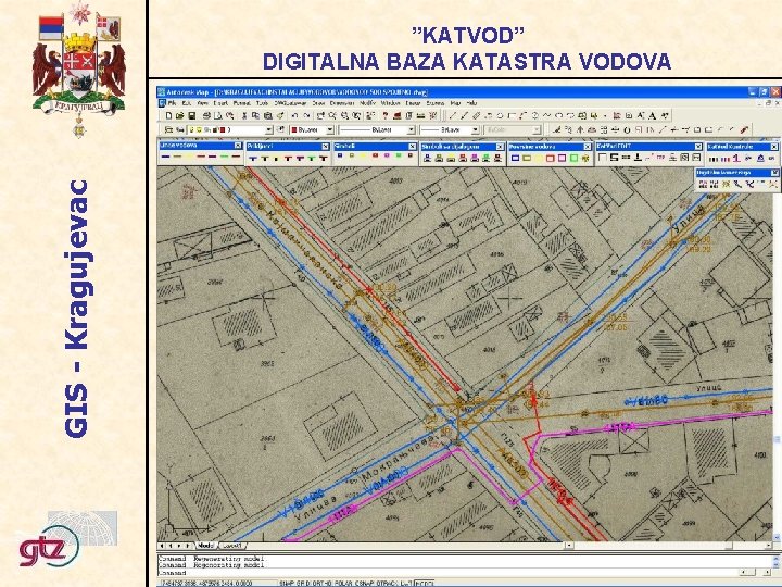 GIS - Kragujevac ”KATVOD” DIGITALNA BAZA KATASTRA VODOVA 