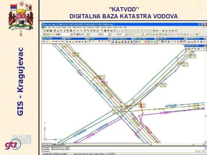 GIS - Kragujevac ”KATVOD” DIGITALNA BAZA KATASTRA VODOVA 