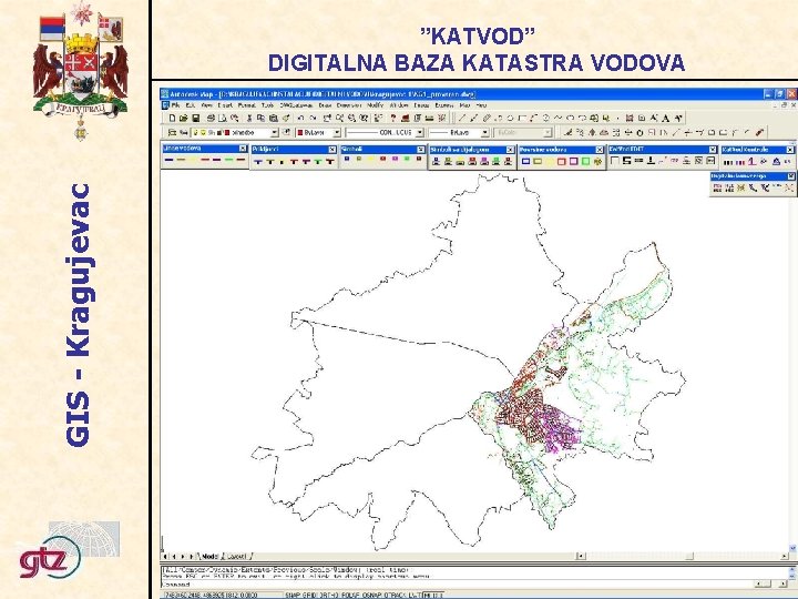 GIS - Kragujevac ”KATVOD” DIGITALNA BAZA KATASTRA VODOVA 