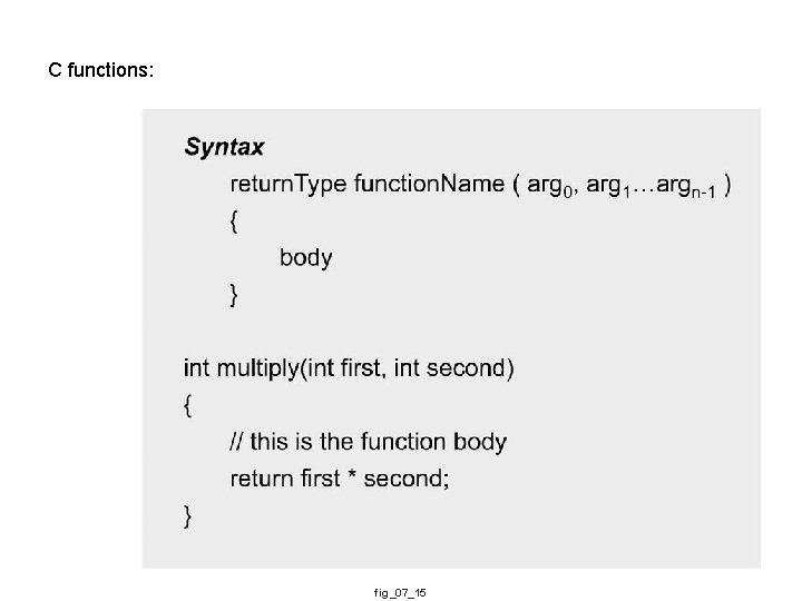 C functions: fig_07_15 
