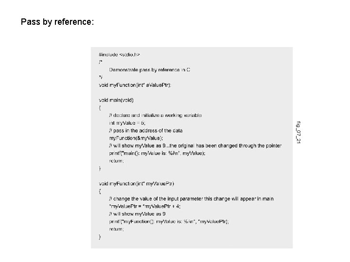 Pass by reference: fig_07_21 