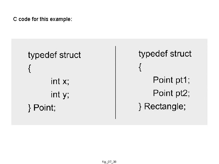 C code for this example: fig_07_38 