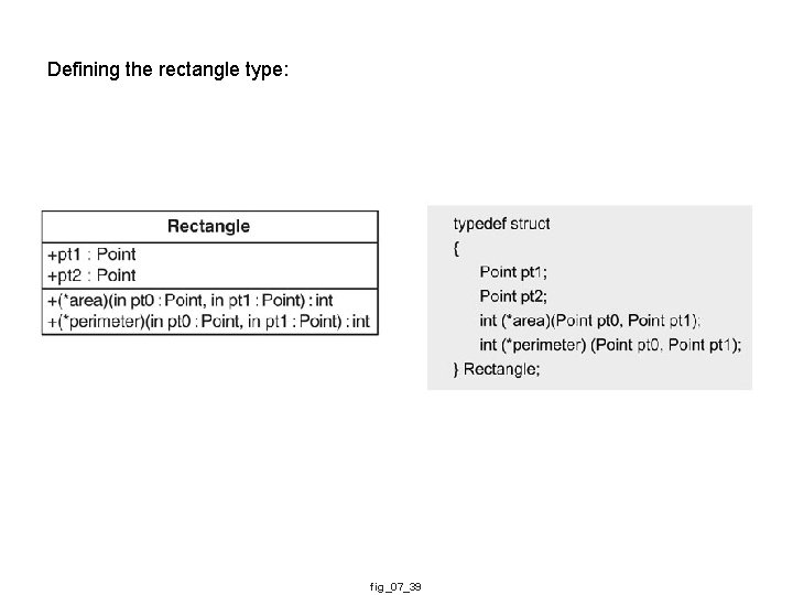 Defining the rectangle type: fig_07_39 