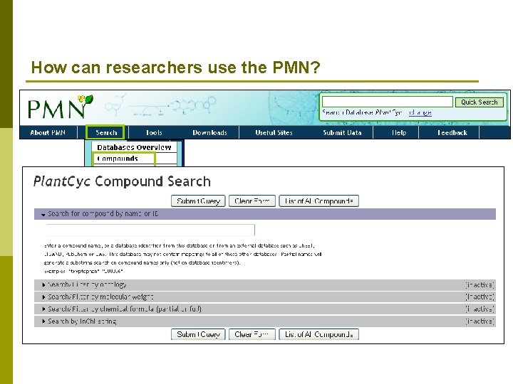 How can researchers use the PMN? 