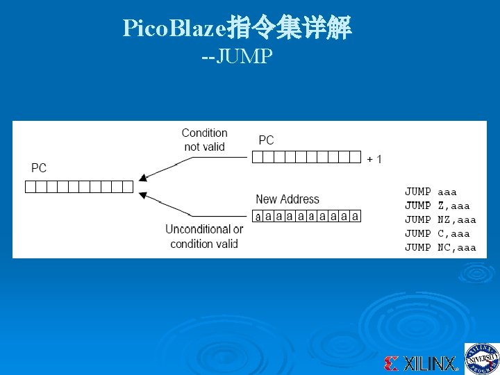 Pico. Blaze指令集详解 --JUMP 