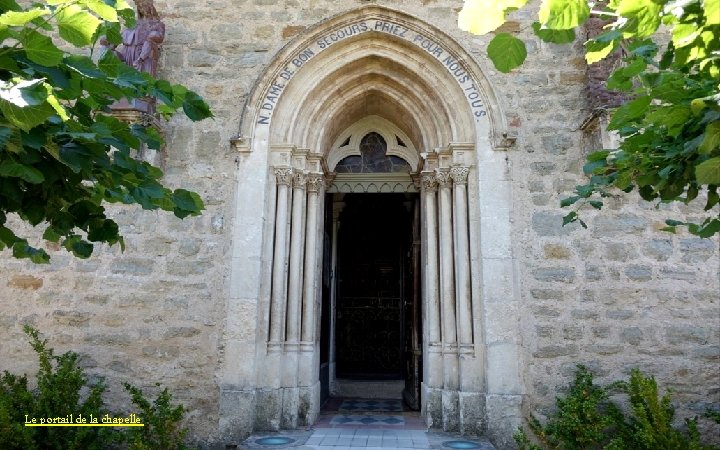 Le portail de la chapelle 