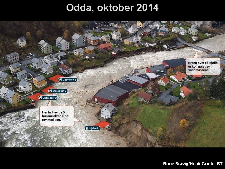 Odda, oktober 2014 Helge Drange Geophysical Institute University of Bergen Rune Sævig/Heidi Grotle, BT
