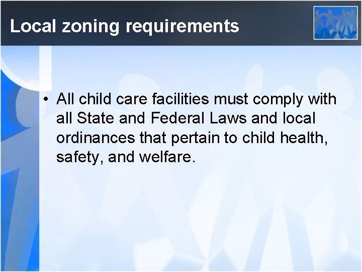 ECE II Objective 2 01 Interpret licensing requirements