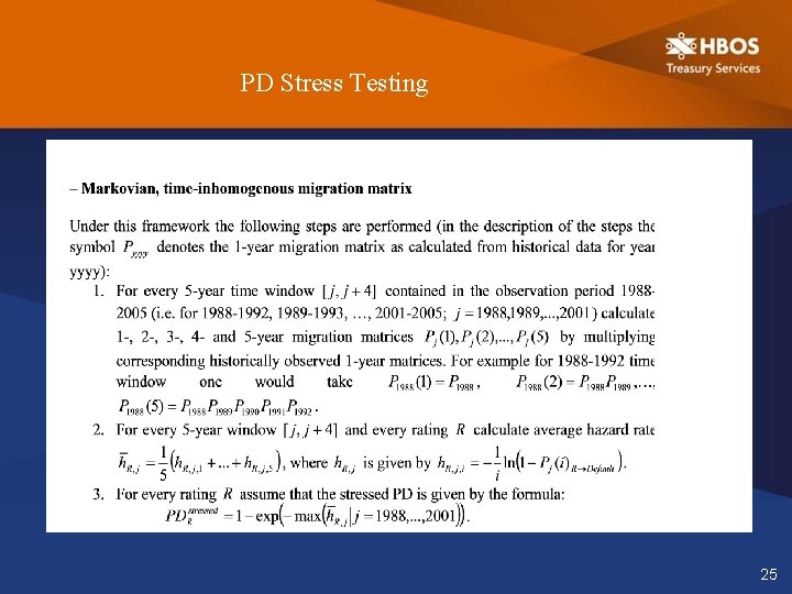 PD Stress Testing 25 
