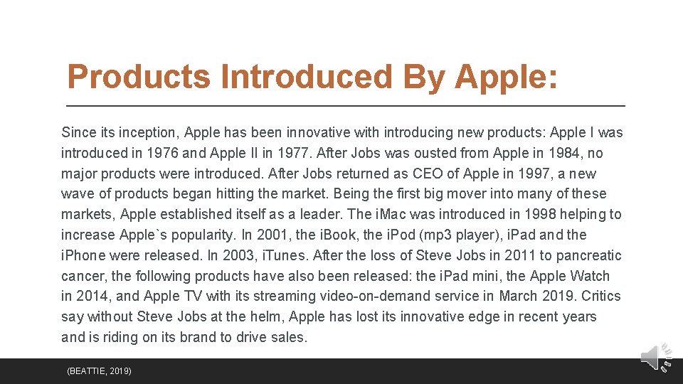 Products Introduced By Apple: Since its inception, Apple has been innovative with introducing new