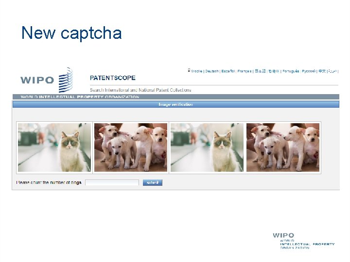 New captcha 