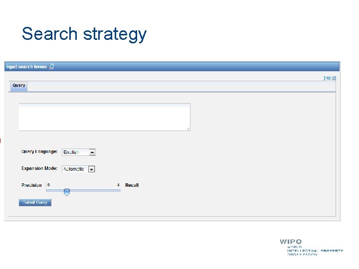 Search strategy Open CLIR 