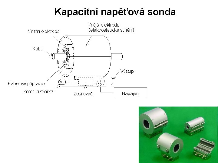 Kapacitní napěťová sonda 