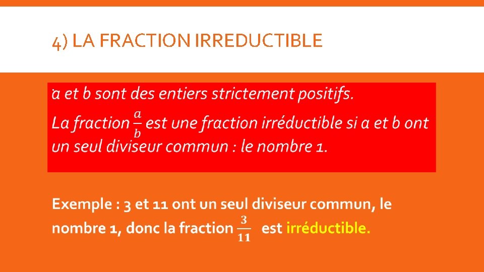 MULTIPLES ET DIVISEURS NOMBRE EN CRITURE FRACTIONNAIRE Mathmatiques