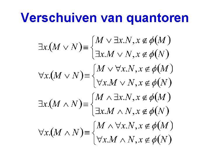 Verschuiven van quantoren 