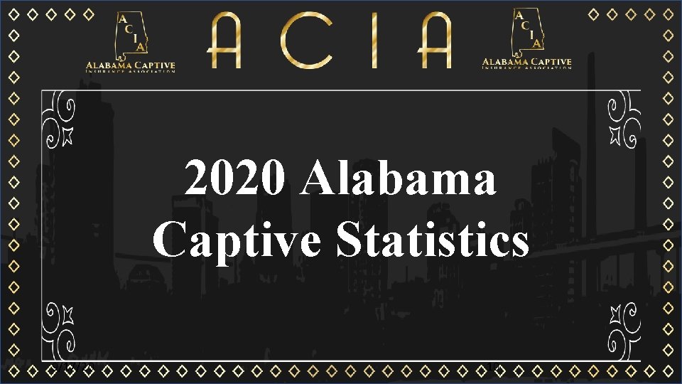 2020 Alabama Captive Statistics 9/17/20 10 