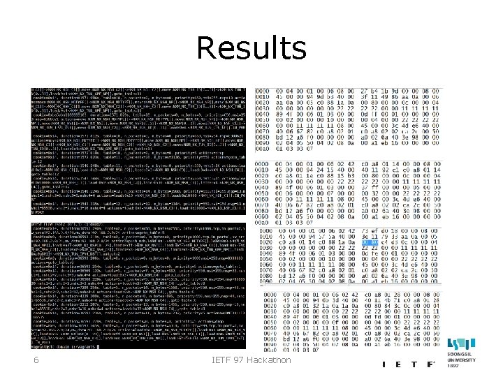 Results 6 IETF 97 Hackathon 