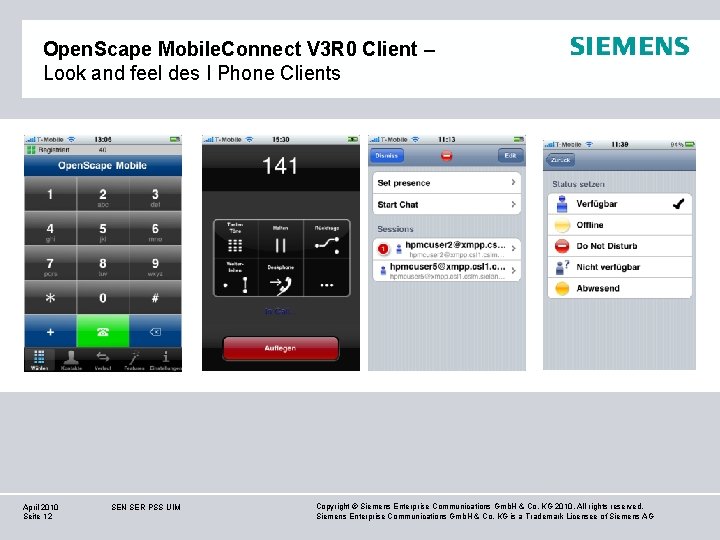 Open. Scape Mobile. Connect V 3 R 0 Client – Look and feel des