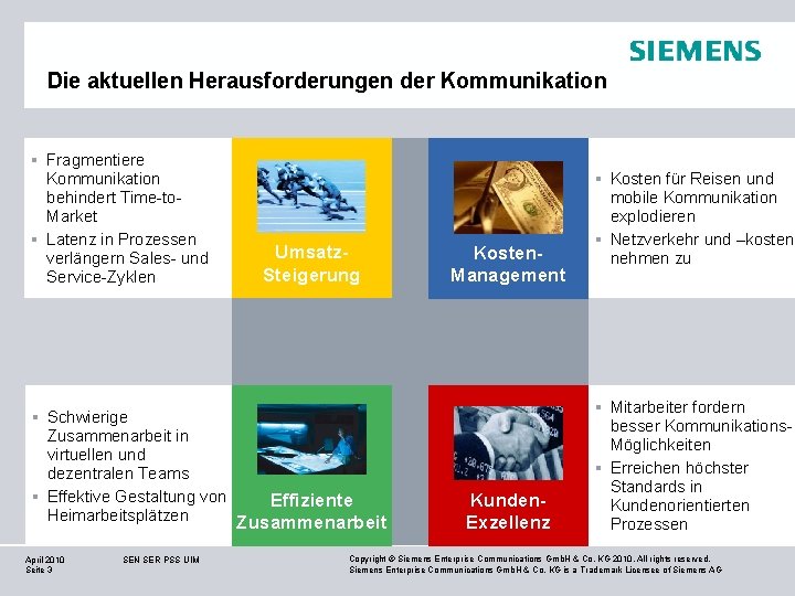 Die aktuellen Herausforderungen der Kommunikation § Fragmentiere Kommunikation behindert Time-to. Market § Latenz in