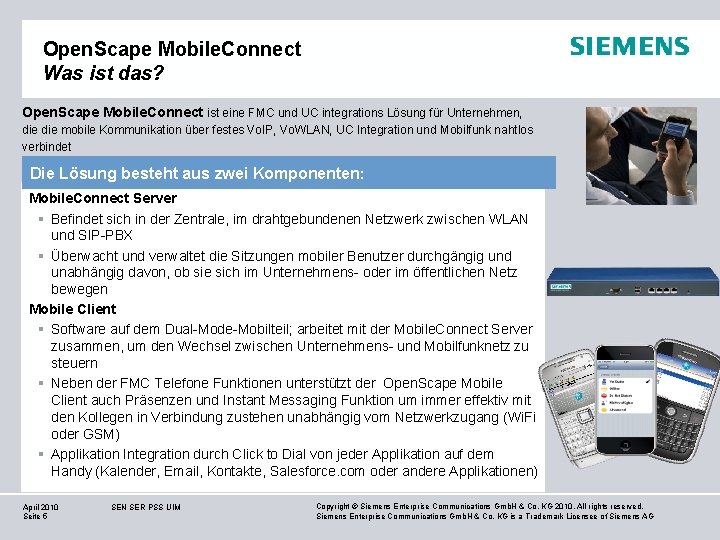 Open. Scape Mobile. Connect Was ist das? Open. Scape Mobile. Connect ist eine FMC