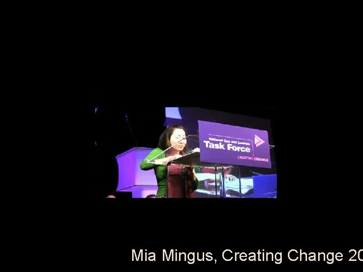 Mia Mingus, Creating Change 20 