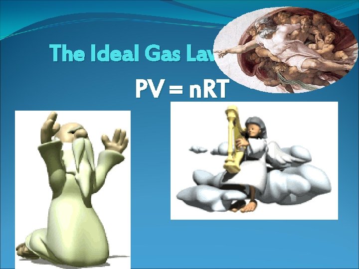 The Ideal Gas Law PV = n. RT 