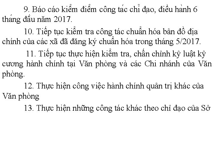 9. Báo cáo kiê m điê m công ta c chi đa o, điê