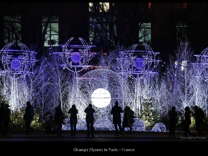 Champs Elysees in Paris – France 