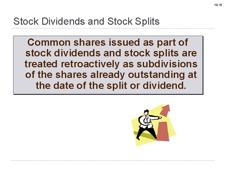 19 -15 Stock Dividends and Stock Splits Common shares issued as part of stock