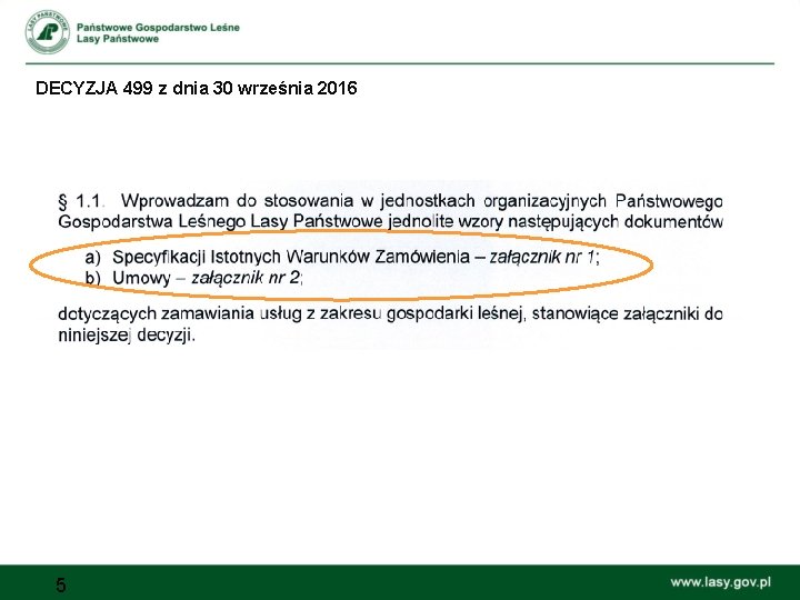 DECYZJA 499 z dnia 30 września 2016 5 