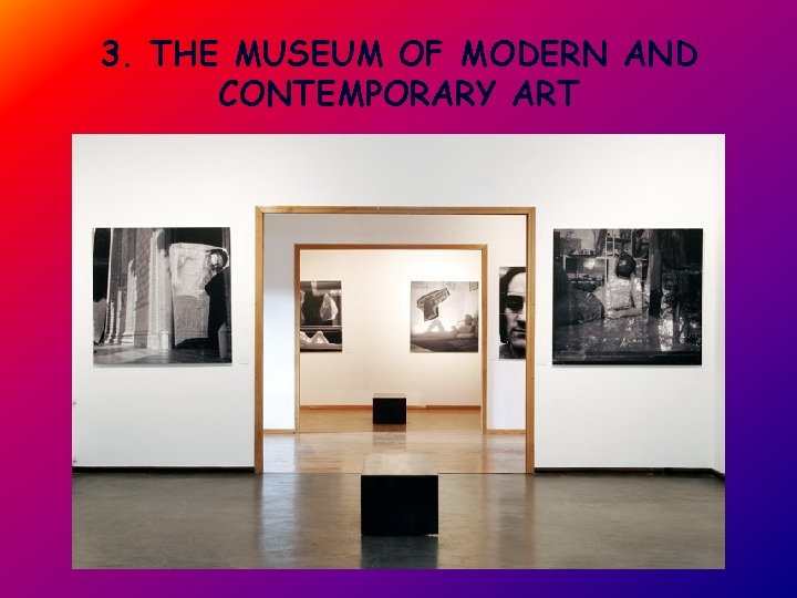 3. THE MUSEUM OF MODERN AND CONTEMPORARY ART 