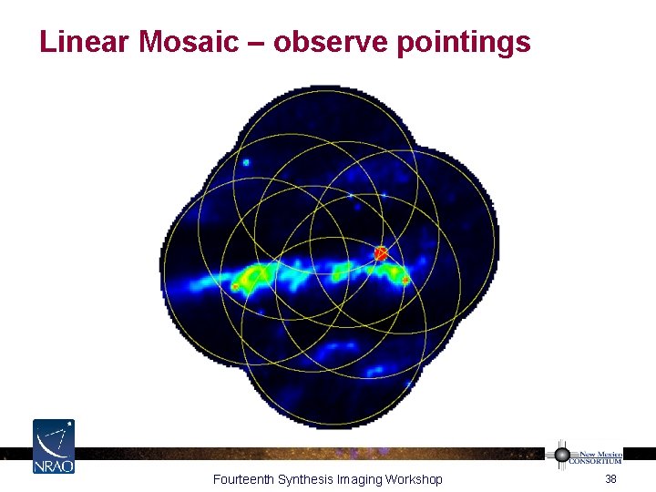 Linear Mosaic – observe pointings Fourteenth Synthesis Imaging Workshop 38 