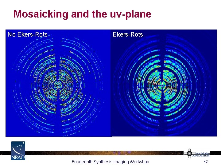 Mosaicking and the uv-plane No Ekers-Rots Fourteenth Synthesis Imaging Workshop 42 