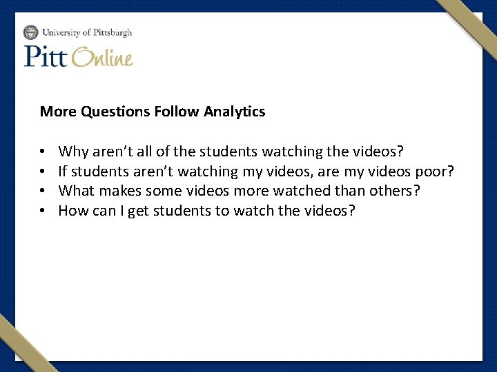 More Questions About Analytics More Questions Follow Analytics • • Why aren’t all of