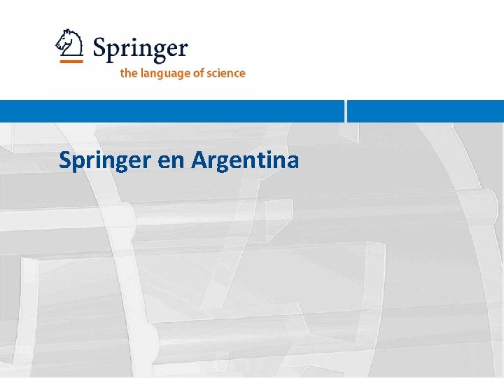 Springer en Argentina 