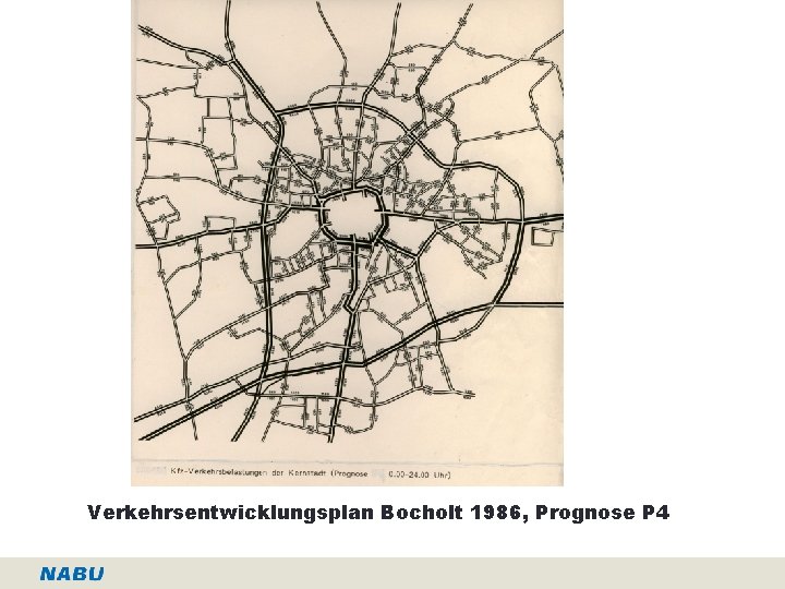 Verkehrsentwicklungsplan Bocholt 1986, Prognose P 4 