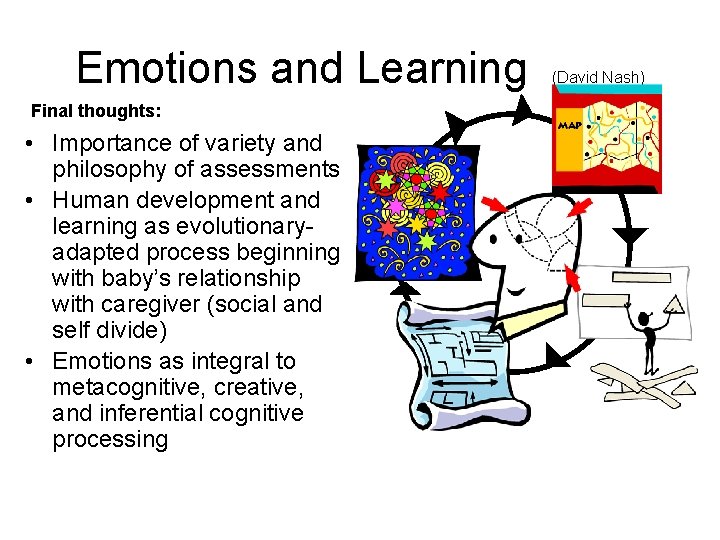 Emotions and Learning Final thoughts: • Importance of variety and philosophy of assessments •
