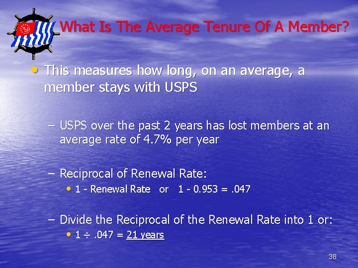 What Is The Average Tenure Of A Member? • This measures how long, on