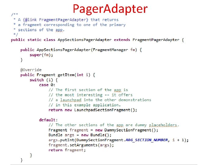 Pager. Adapter 