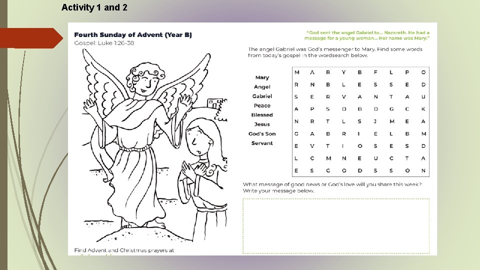 Activity 1 and 2 