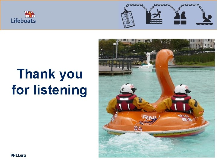 Thank you for listening RNLI. org 